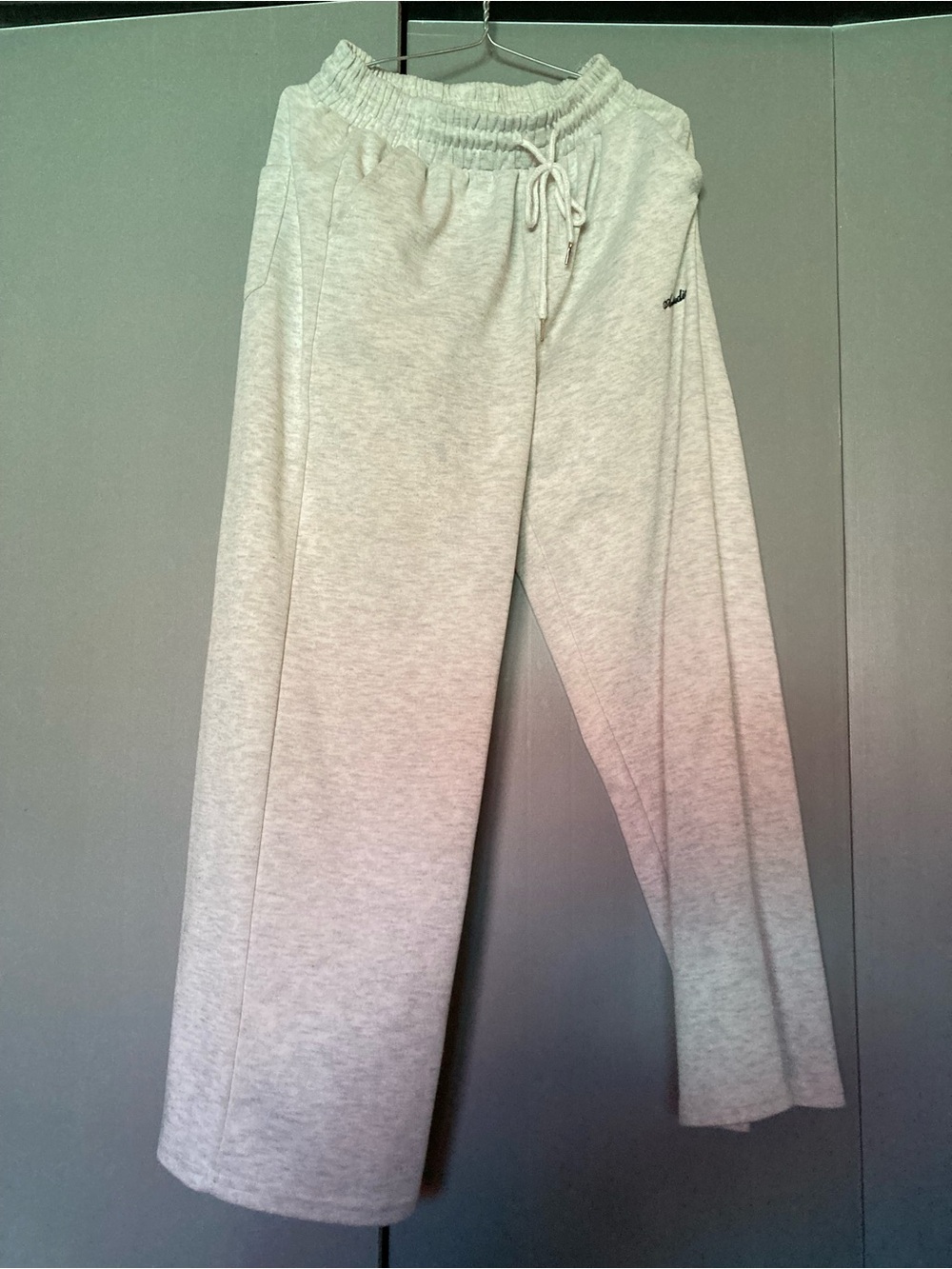 Men's Light Gray Chinos - Relaxed Drawstring Waist